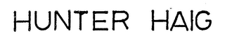 HUNTER HAIG trademark