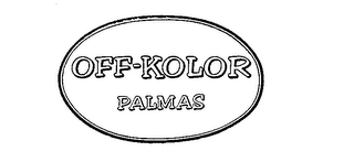 OFF-KOLOR PALMAS trademark