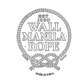 WALL MANILA ROPE