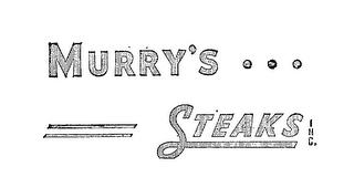 MURRY'S STEAKS trademark