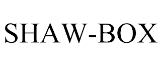 SHAW-BOX trademark