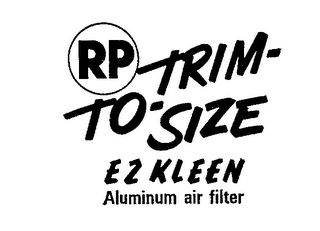 RP TRIM-TO-SIZE EZ KLEEN ALUMINUM AIR FILTER