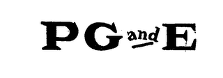 PG AND E trademark