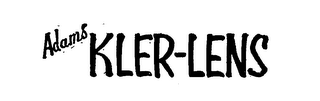 ADAMS KLER-LENS trademark