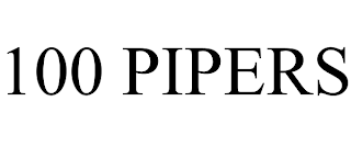 100 PIPERS trademark