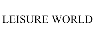 LEISURE WORLD trademark