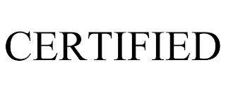 CERTIFIED trademark