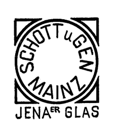 SCHOTTUGEN MAINZ JENAER GLAS