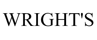 WRIGHT'S trademark