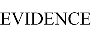 EVIDENCE trademark