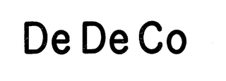 DE DE CO trademark