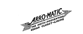 ARRO-MATIC THE MOTH-PREVENTING CEDAR CLOSET-LINING