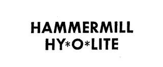 HAMMERMILL HY-O-LITE trademark