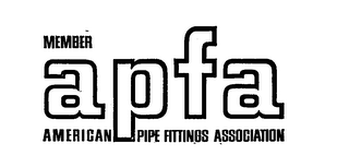 APFA MEMBER AMERICAN PIPE FITTINGS ASSOCIATION