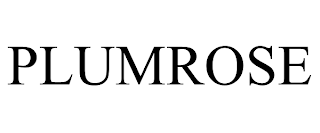 PLUMROSE trademark