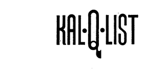 KAL-Q-LIST