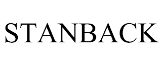 STANBACK trademark