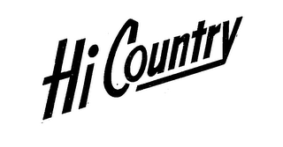 HI COUNTRY trademark