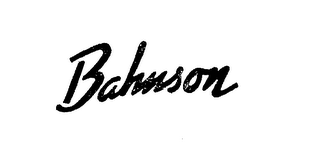 BAHNSON trademark