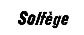 SOLFEGE