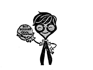 RED SCISSORS GIFT COUPONS trademark