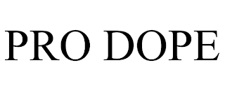 PRO DOPE trademark