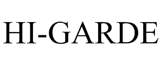 HI-GARDE trademark