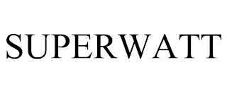 SUPERWATT trademark