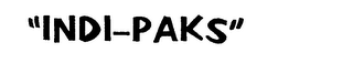 "INDI-PAKS." trademark