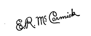 E. R. MCCORMICK trademark