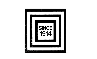 SINCE 1914 trademark
