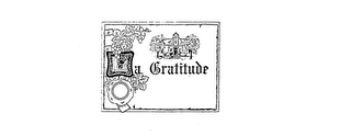 LA GRATITUDE