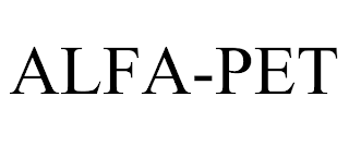 ALFA-PET trademark