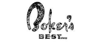 BOKER'S BEST BRAND
