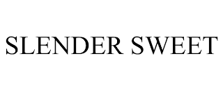SLENDER SWEET trademark