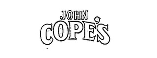 JOHN COPE'S trademark