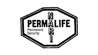 PERM LIFE NARI PERMANENT SECURITY trademark