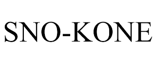 SNO-KONE trademark