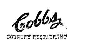 COBBS COUNTRY RESTAURANT trademark