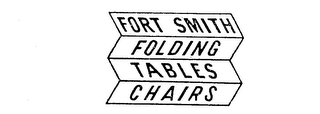 FORT SMITH FOLDING TABLES CHAIRS