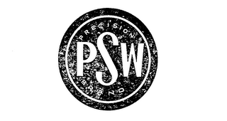 PSW PRECISION BRAND trademark