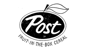 POST FRUIT IN THE BOX CEREAL trademark