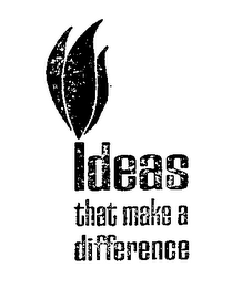 IDEAS THAT MAKE A DIFFERENCE