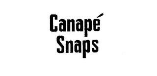 CANAPE SNAPS trademark