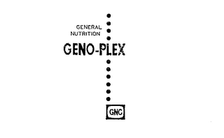 GENERAL NUTRITION GENO-PLEX GNC