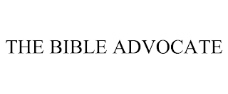 THE BIBLE ADVOCATE trademark