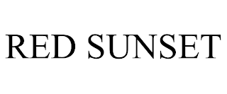 RED SUNSET trademark