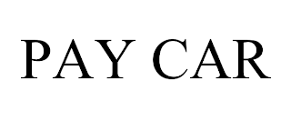 PAY CAR trademark