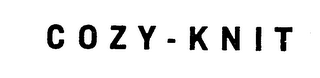 COZY-KNIT trademark