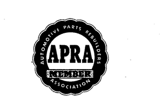 APRA AUTOMOTIVE PARTS REBUILDERS ASSOCIATION MEMBER